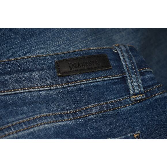 BLANKNYC $98 The Reade Classic Skinny Distressed Stretch Denim Jean Size 28 - Picture 3 of 4